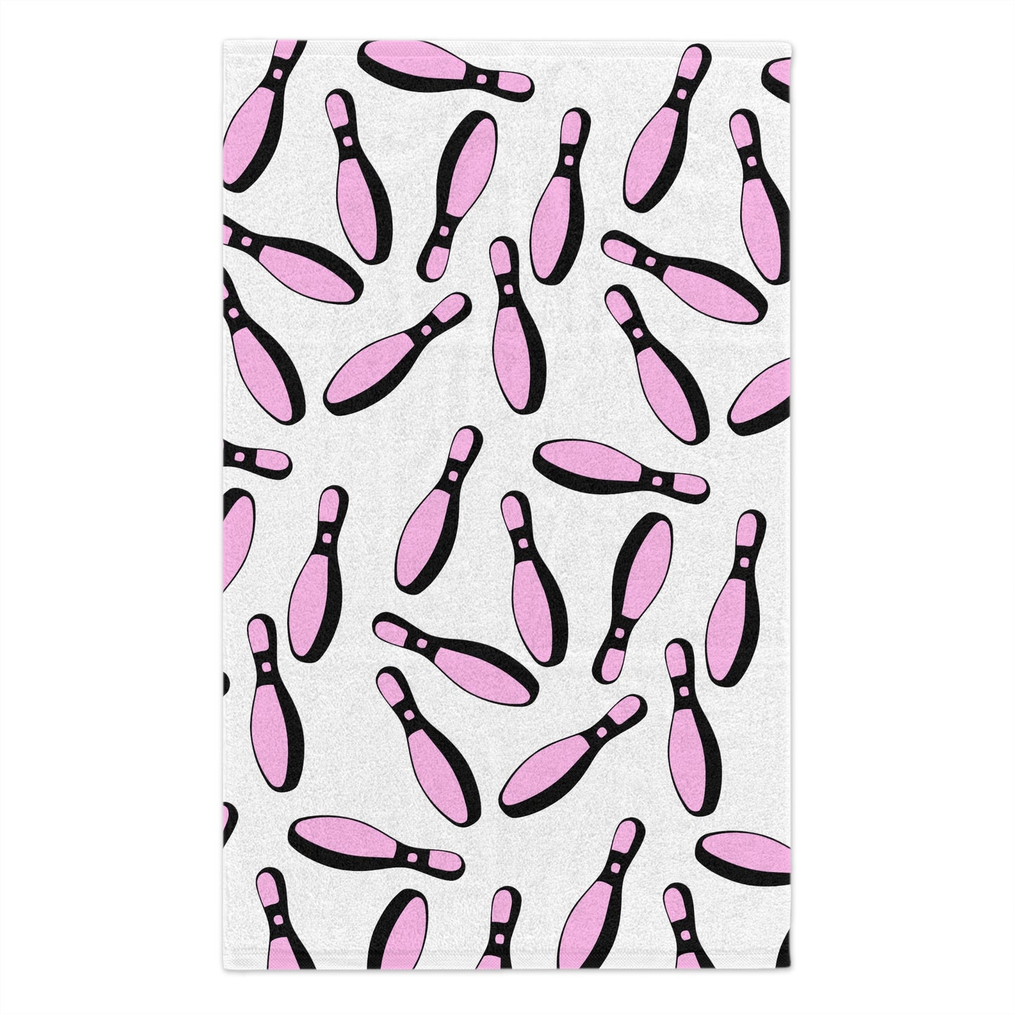 Pink Bowling Pin Towel