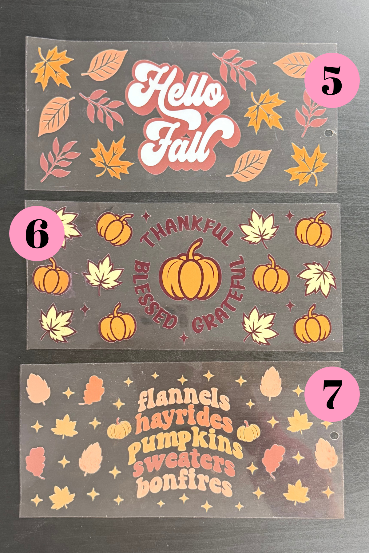 Fall Cup Designs
