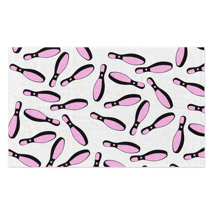 Pink Bowling Pin Towel